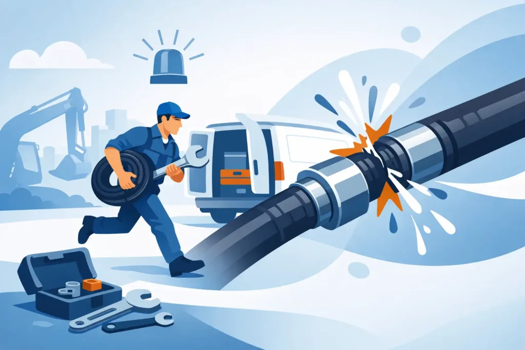 Emergency Hydraulic Hose Repair Fast