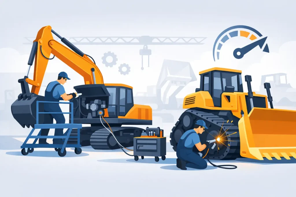 Heavy Equipment Repair That Cuts Downtime