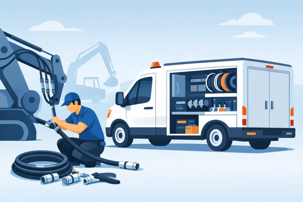Mobile Hydraulic Hose Repair Truck: What to Expect
