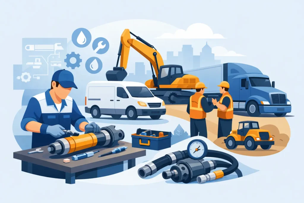 How Hydraulic Repair Providers Keep Crews Moving