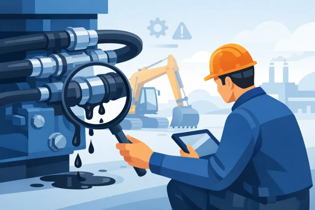 How to Diagnose Hydraulic Leaks Before Downtime