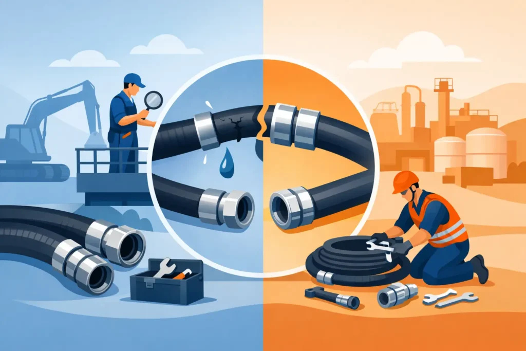 Hydraulic Hose Replacement vs Repair Decisions