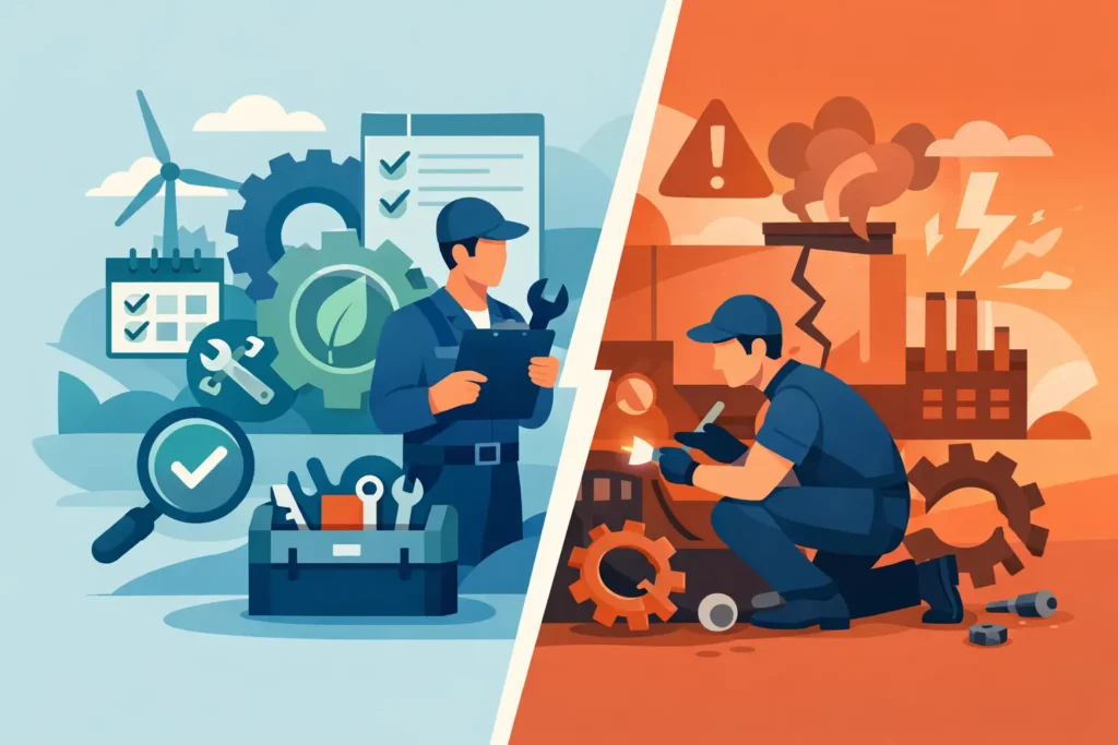 Preventative Maintenance vs Reactive Repair
