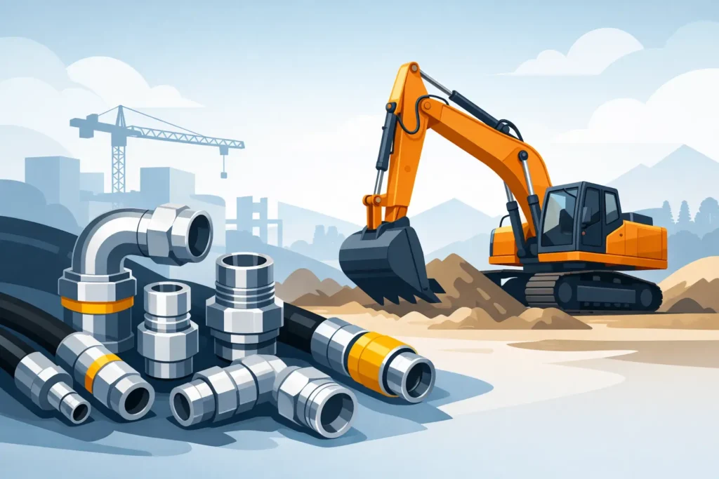 Best Hydraulic Fittings for Excavators on the Job