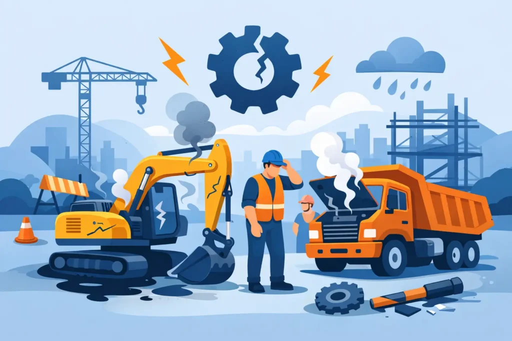 Top Causes of Equipment Breakdowns on Job Sites